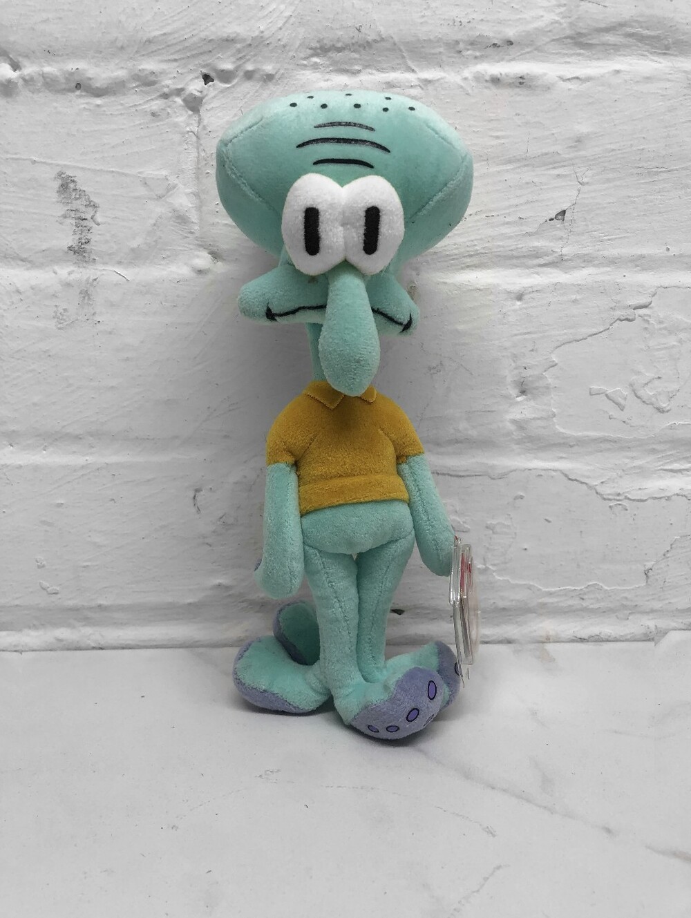 TY Beanie Baby - SQUIDWARD TENTACLES (Spongebob Movie 9.5 inch) Rare, Like New